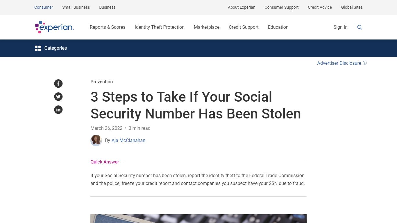 3 Steps to Take If Your Social Security Number Has Been Stolen